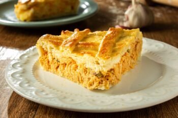 Receita de Torta de Frango Cremosa