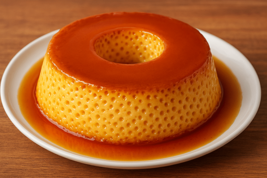 Pudim Furadinho Cremoso e Fácil de Preparar Pudim Furadinho Cremoso e Fácil de Preparar