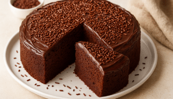 Bolo de Chocolate Fácil para Iniciantes e Famílias